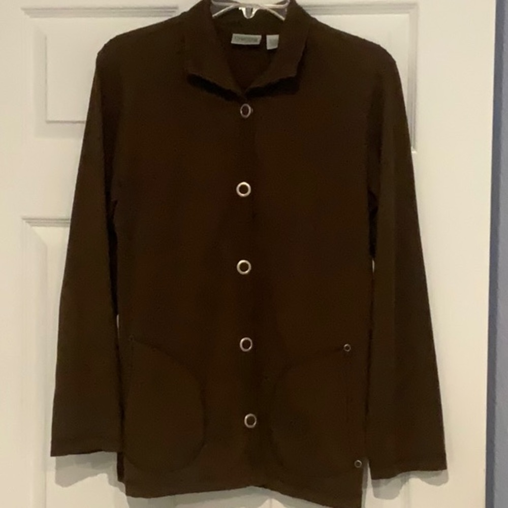 Chico’s brown jacket size 0